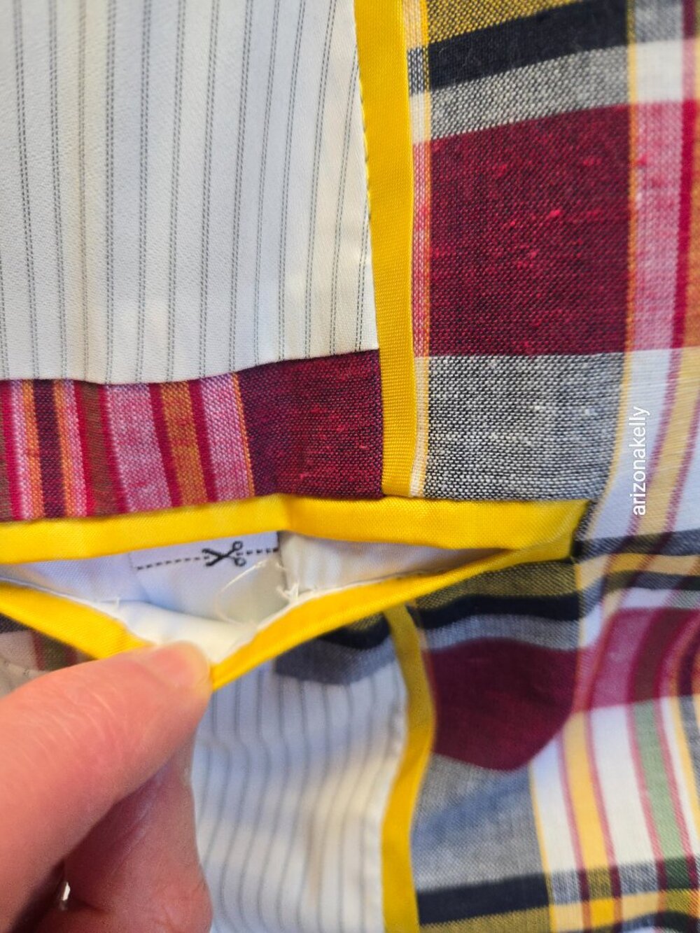 NWOT J. Crew Regent Blazer in Vintage Plaid Preppy Madras Cotton - Picture 9 of 12
